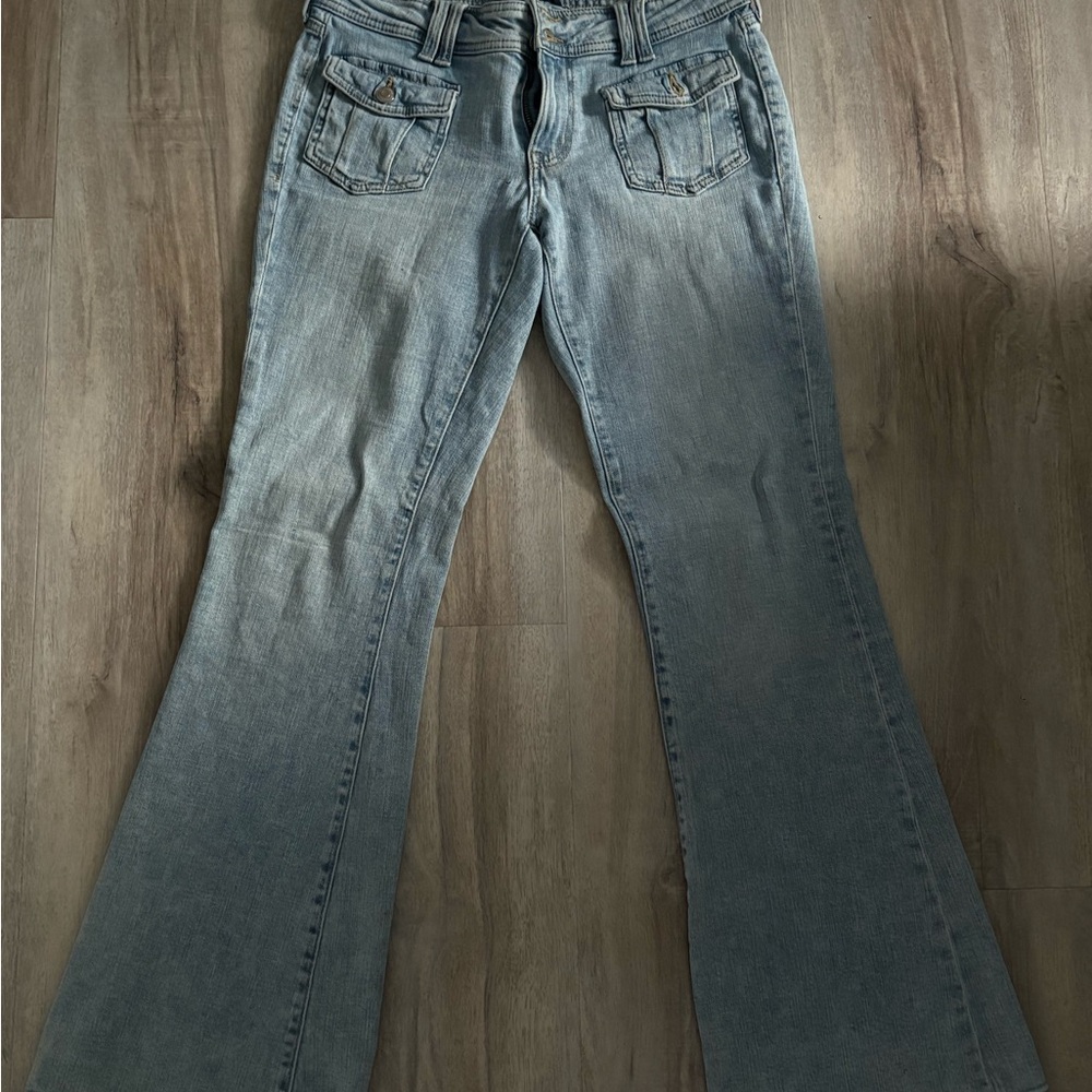 Aeropostale Light Blue Flared Women Jeans